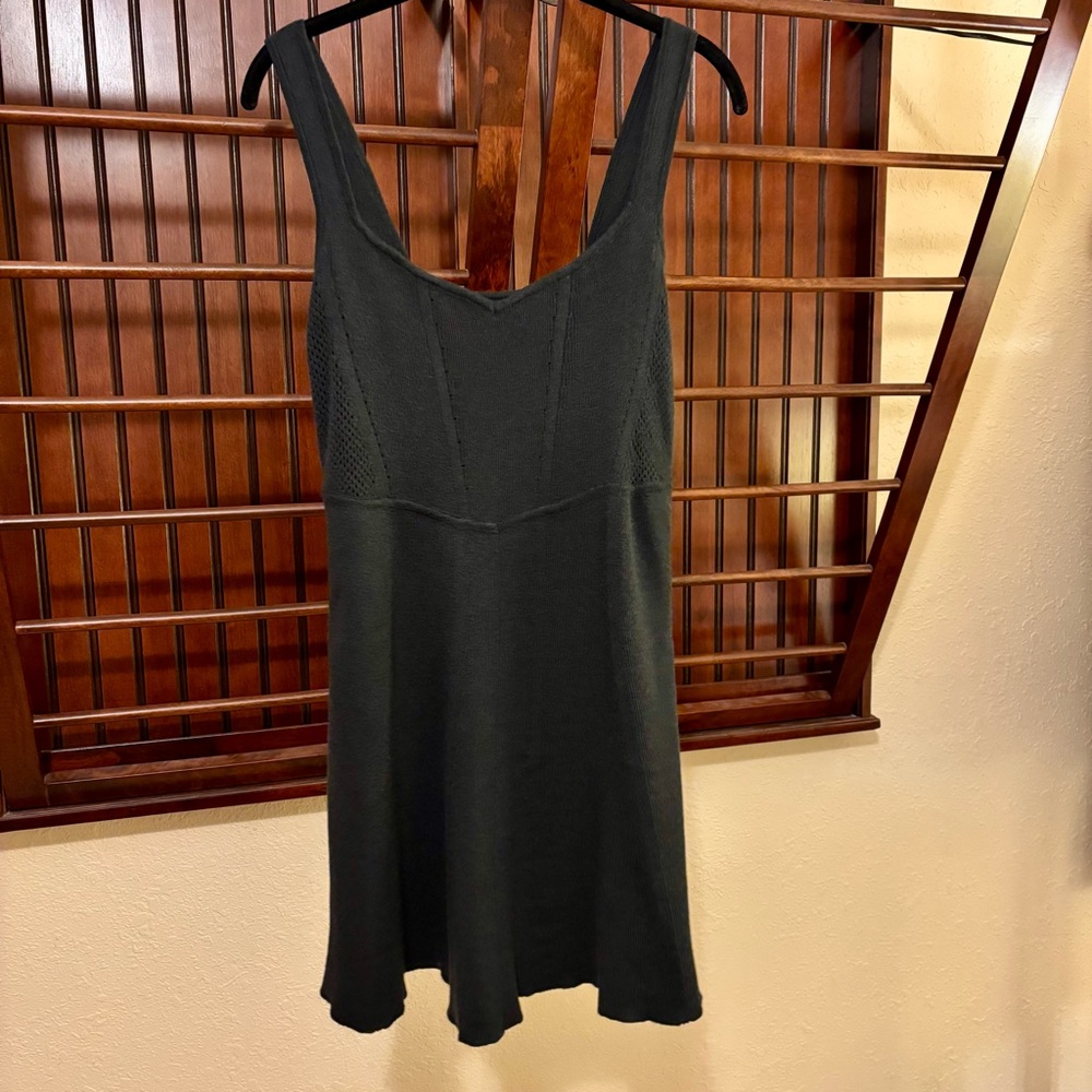 American Eagle Charcoal Black Mini Dress - size medium